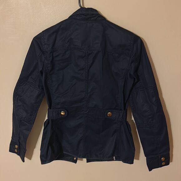 J.Crew THE Relaxed Boyfriend DOWNTOWN FIELD JACKET Navy Blue - Picture 8 of 11